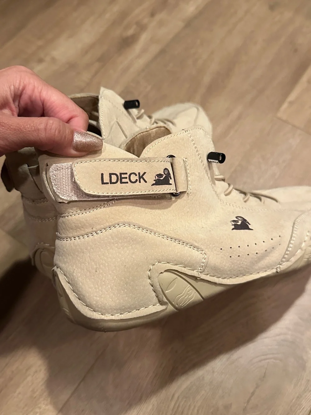 Ldeck Men's Lace-Up Casual Chukka Boots, Tan, Sz 46